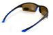 Темные очки с поляризацией BluWater Daytona-1 polarized (brown) в черно-синей оправе 4