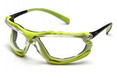 Захисні окуляри з ущільнювачем Pyramex Proximity Lime Frame (clear) (PMX) 1 купити