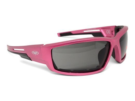 Защитные очки Global Vision Sly Pink Metallic (smoke) 3 купить