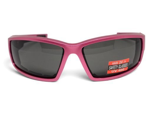 Защитные очки Global Vision Sly Pink Metallic (smoke) 4 купить