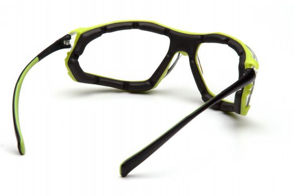 Захисні окуляри з ущільнювачем Pyramex Proximity Lime Frame (clear) (PMX) 2 купити