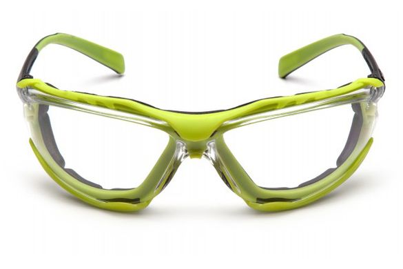 Захисні окуляри з ущільнювачем Pyramex Proximity Lime Frame (clear) (PMX) 3 купити