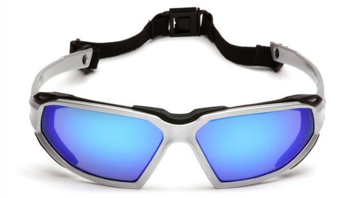 Захисні окуляри з ущільнювачем Pyramex Highlander Silver (ice blue mirror) 2 купити