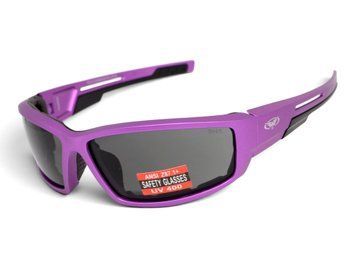 Защитные очки Global Vision Sly Purple Metallic (smoke) 1 купить
