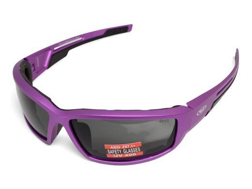 Защитные очки Global Vision Sly Purple Metallic (smoke) 3 купить