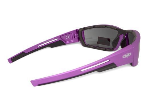 Защитные очки Global Vision Sly Purple Metallic (smoke) 4 купить