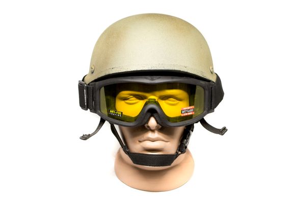 Захисні окуляри-маска Global Vision Ballistech-3 (2.75) (yellow) (insert) 6 купити