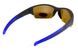Темні окуляри з поляризацією BluWater Daytona-2 polarized (brown) в чорно-синій оправі 4