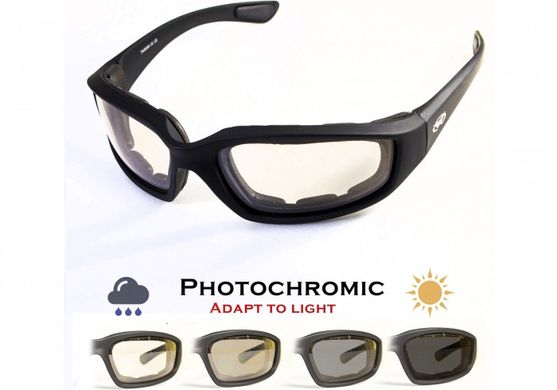 Фотохромні захисні окуляри Global Vision Kickback-24 (clear photochromic) 2 купити