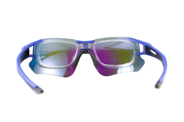 Темні окуляри з поляризацією Rockbros-3 Blue-Black Polarized FL-129 (Blue mirror) 5 купити