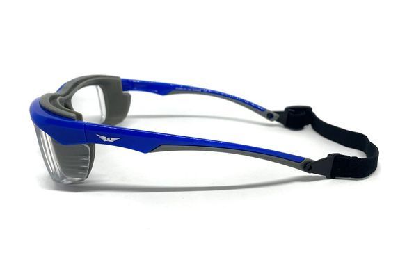 Спортивна оправа під діоптрію Global Vision RX-K Blue (clear) (rx-able) 3 купити