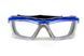 Спортивна оправа під діоптрію Global Vision RX-K Blue (clear) (rx-able) 8