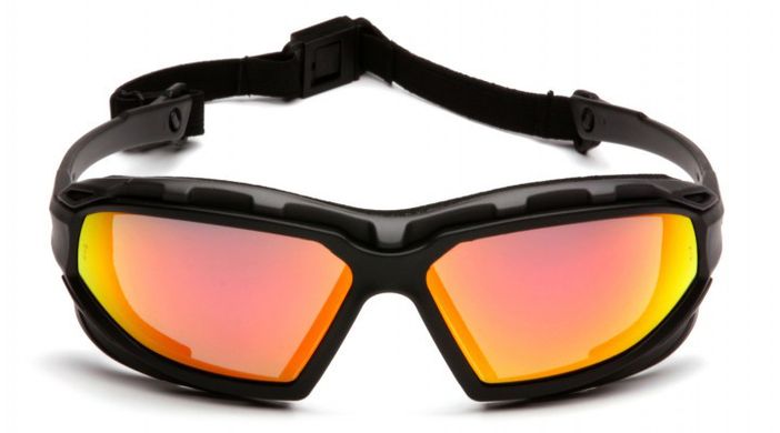 Захисні окуляри з ущільнювачем Pyramex Highlander-PLUS (sky red mirror) 2 купити