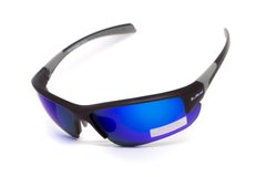 Захисні окуляри з поляризацією BluWater Samson-3 Z87.1 Polarized (G-Tech™ blue), дзеркальні сині 1 купити