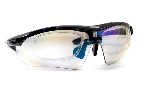 Захисні окуляри зі змінними лінзами Rockbros-5 Black (5 змінних лінз + Polarized) (rx-insert) 18 купити