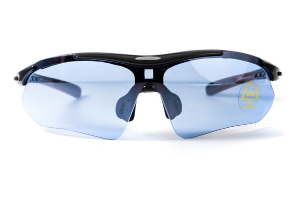 Захисні окуляри зі змінними лінзами Rockbros-5 Black (5 змінних лінз + Polarized) (rx-insert) 11 купити