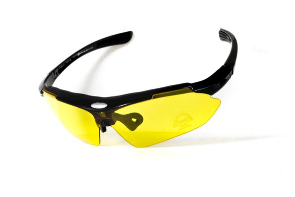Захисні окуляри зі змінними лінзами Rockbros-5 Black (5 змінних лінз + Polarized) (rx-insert) 6 купити