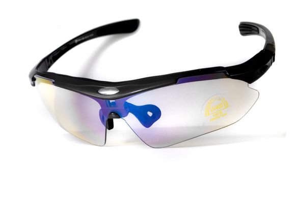 Захисні окуляри зі змінними лінзами Rockbros-5 Black (5 змінних лінз + Polarized) (rx-insert) 20 купити