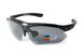 Захисні окуляри зі змінними лінзами Rockbros-5 Black (5 змінних лінз + Polarized) (rx-insert) 1