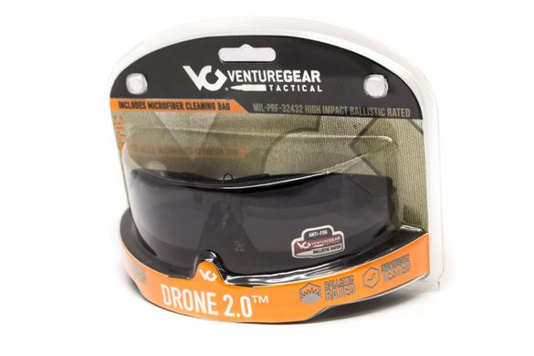 Захисні окуляри Venture Gear Tactical Drone 2.0 Green OD frame (clear) 5 купити