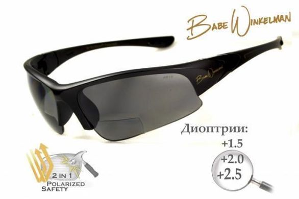 Ударостійкі біфокальні окуляри з поляризацією BluWater Біфокальні окуляри Winkelman-1 polarized (+1.5 bifocal) 2 купити