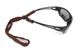Browning cord (brown), коричневий ремінець чулок для окулярів регульований бавовняний 2