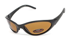 Темні окуляри з поляризацією BluWater Venice Polarized (brown) в матовій оправі 1 купити