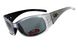 Темные очки с поляризацией BluWater Biscayene polarized (gray) (silver frame) 4