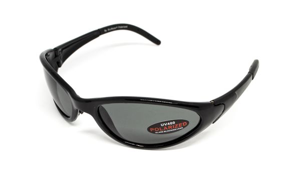 Темні окуляри з поляризацією BluWater Venice polarized (gray) в глянцевій оправі 4 купити