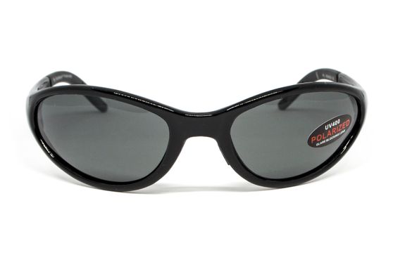 Темні окуляри з поляризацією BluWater Venice polarized (gray) в глянцевій оправі 3 купити