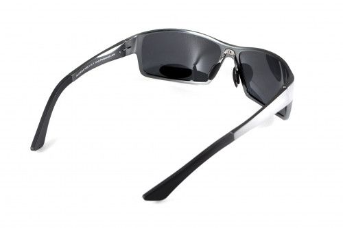 Темні окуляри з поляризацією BluWater Alumination 1 (gray) (gun metal) Polarized 4 купити