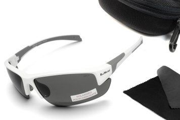Защитные очки с поляризацией BluWater Samson-3 White Z87.1 Polarized (gray) 1 купить