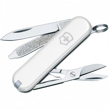 Ніж складаний, мультитул Victorinox Classic SD (58мм, 7 функцій), білий 1 купити