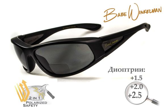 Ударостійкі біфокальні окуляри з поляризацією BluWater Біфокальні окуляри Winkelman-2 polarized (+2.5 bifocal) 2 купити
