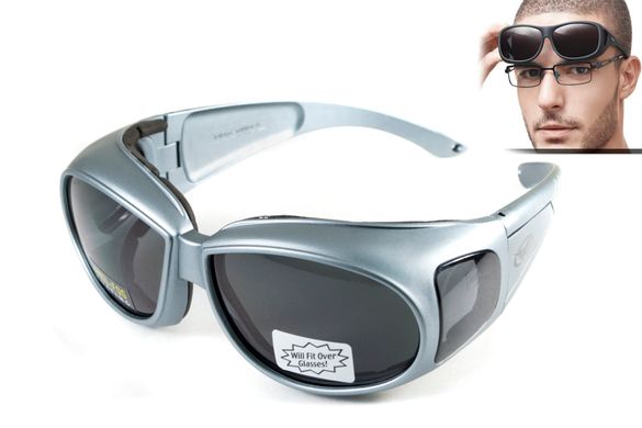 Захисні окуляри з ущільнювачем Global Vision Outfitter cf (gray) "OTG" 5 купити