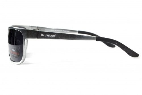 Темні окуляри з поляризацією BluWater Alumination 2 (gray) (silver metal) Polarized 3 купити