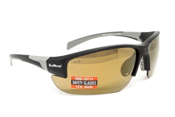 Защитные очки с поляризацией BluWater Samson-3 Z87.1 Polarized (brown) 5 купить