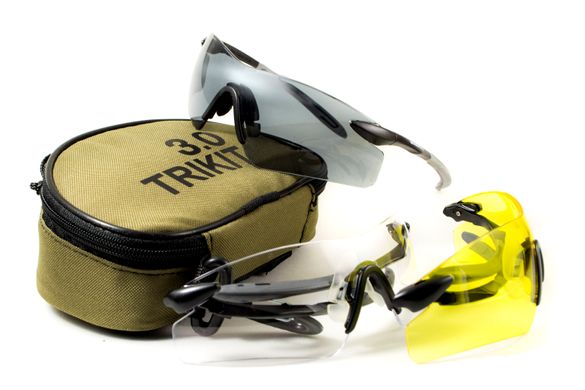 Защитные очки со сменными линзами Pyramex Rotator TRIKIT 3.0  (трое очков лучше сменных линз) 5 купить