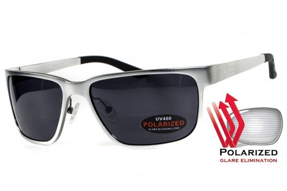 Темные очки с поляризацией BluWater Alumination 2 (gray) (silver metal) Polarized 2 купить