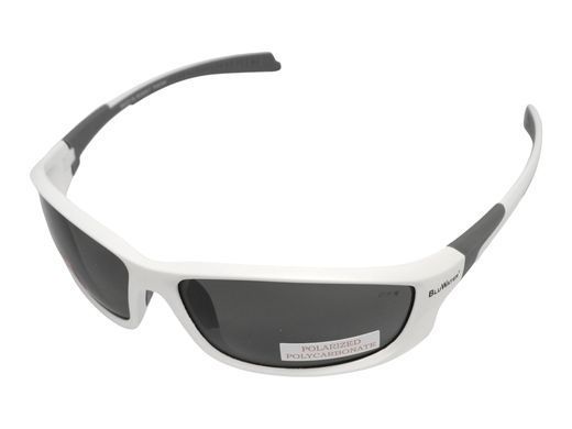 Захисні окуляри з поляризацією BluWater Samson White Z87.1 Polarized (gray) 8 купити