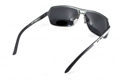 Темні окуляри з поляризацією BluWater Alumination 4 (gray) (gun metal) Polarized 4 купити