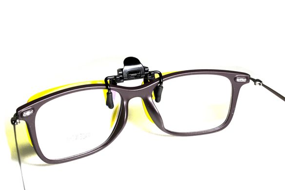 Поляризаційна накладка на окуляри (сіра) 16 купити