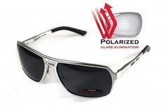 Темные очки с поляризацией BluWater Alumination 4 (gray) (silver metal) Polarized 1 купить