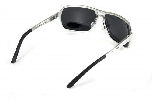 Темні окуляри з поляризацією BluWater Alumination 4 (gray) (silver metal) Polarized 4 купити