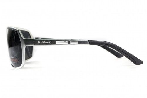 Темные очки с поляризацией BluWater Alumination 4 (gray) (silver metal) Polarized 3 купить