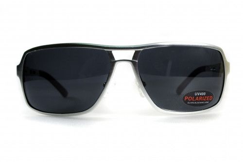 Темные очки с поляризацией BluWater Alumination 4 (gray) (silver metal) Polarized 2 купить