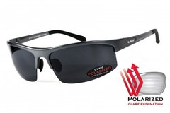Темные очки с поляризацией BluWater Alumination 5 (gray) (gun metal) Polarized 1 купить
