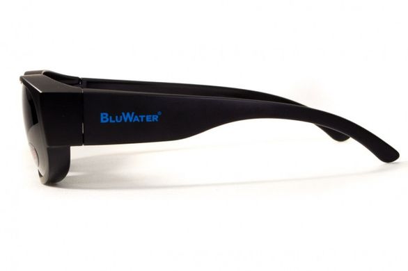 Темні окуляри з поляризацією BluWater Overboard polarized (gray) "OTG" 3 купити