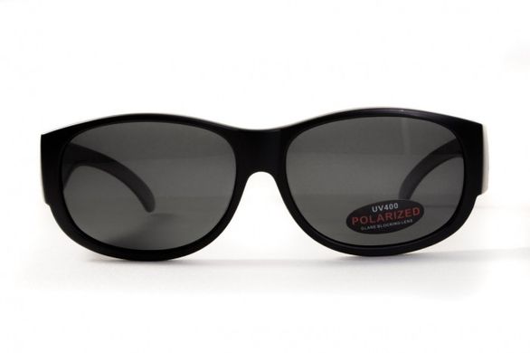 Темні окуляри з поляризацією BluWater Overboard polarized (gray) "OTG" 2 купити