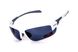 Темные очки с поляризацией BluWater Samson-3 White frame polarized (gray) 1